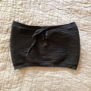 Out from under tube top